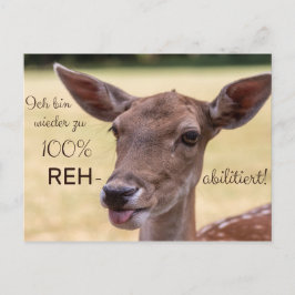 Ich bin zu 100% REH-abilitiert! Postkarte