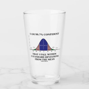 Ich bin zu 99,7 % sicher, dass ich innerhalb von 3 glas