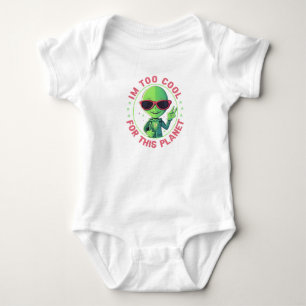 Ich bin zu cool für diesen Planeten Baby Strampler
