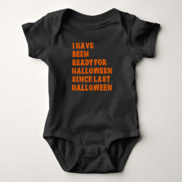 Ich bin zu Halloween fertig Baby Strampler