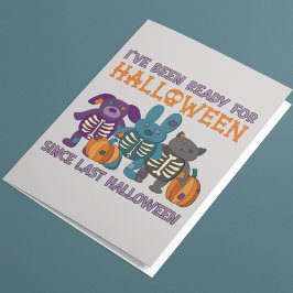 Ich bin zu Halloween Niedlich fertig Karte