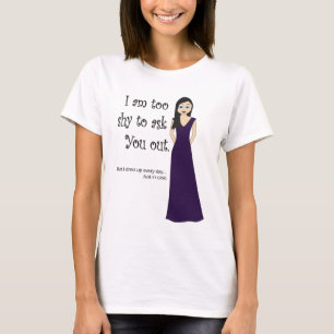 Ich bin zu schüchtern, Ihnen Mädchent-shirt heraus T-Shirt