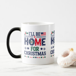 Ich bin zu Weihnachten Zuhause | Holiday Coffee Ta Verwandlungstasse