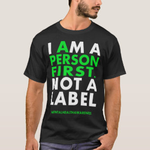 Ich bin zuerst kein Mensch, der das Etikett für ps T-Shirt