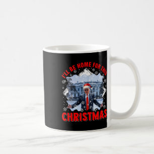 Ich bin Zuhause für Weihnachten-Weihnachten-Präsid Kaffeetasse