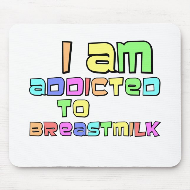 Ich bin zur Brustmilch verpflichtet Mousepad (Vorne)