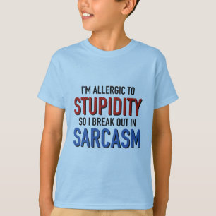 Ich bin zur Dummheit allergisch T-Shirt