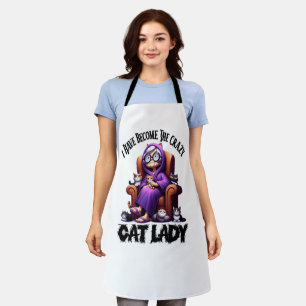Ich bin zur verrückten Katze-Lady geworden Schürze