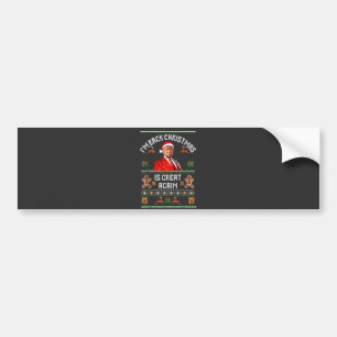 Ich bin zurück, Weihnachten ist wieder großartig T Autoaufkleber