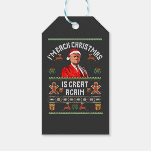 Ich bin zurück, Weihnachten ist wieder großartig T Geschenkanhänger