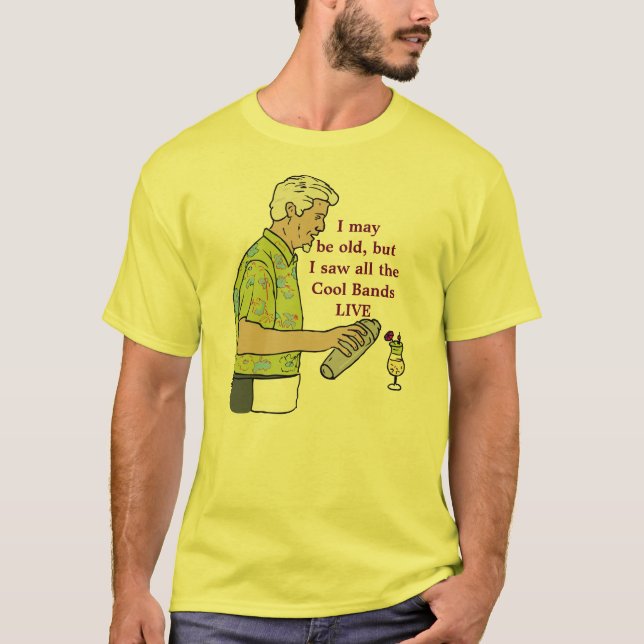 Ich bin zwar alt, aber ich sah alle coolen LIVE T-Shirt (Vorderseite)