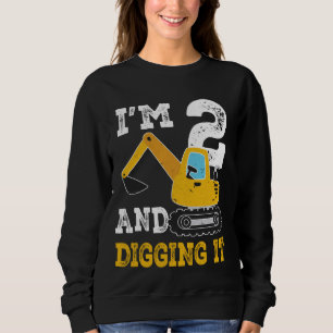 Ich bin zwei Jahre alt, der Ausgrabungsbrecher Con Sweatshirt