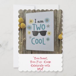 Ich bin zwei Kool, zwei Spaß Dankeskarte