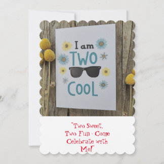 Ich bin zwei Kool, zwei Spaß Dankeskarte