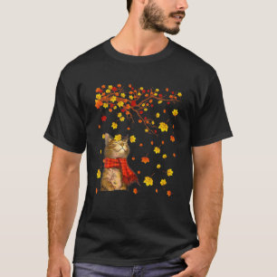 Ich bin's Fall Y's alle Niedlichen Katzenherbstmap T-Shirt