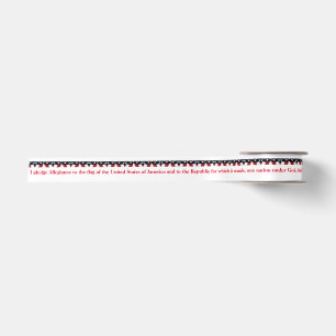 Ich bitte um Legitimität mit der Flagge Satinband