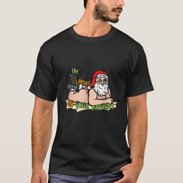 Ich bleibe auf Ihrem aktuellen Thug Weihnachtsmann T-Shirt (Vorderseite)