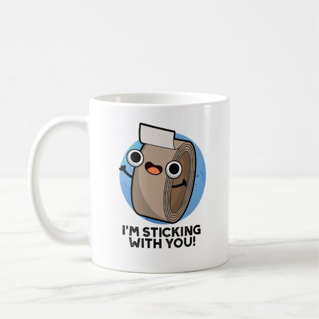 Ich bleibe bei deinem lustigen Dukteppich Kaffeetasse (Links)