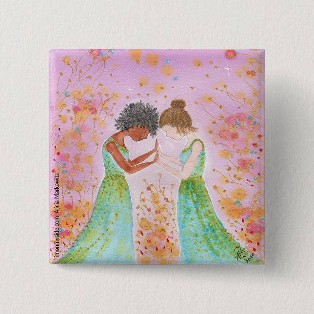 Ich bleibe bei dir Button (Vorderseite)