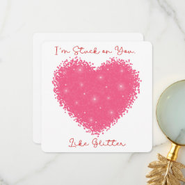 Ich bleibe bei Ihnen - Valentinstag Card Dankeskarte