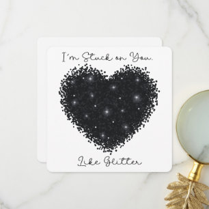 Ich bleibe bei Ihnen - Valentinstag Card Dankeskarte