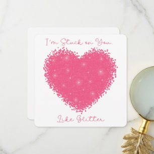 Ich bleibe bei Ihnen - Valentinstag Card Dankeskarte