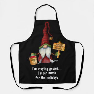 Ich Bleibe Gnome... Ich Gemeine Nummer für die Fe Schürze