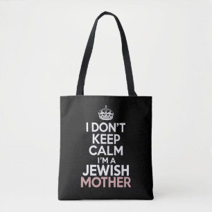 Ich bleibe nicht ruhig, ich bin eine jüdische Mutt Tasche