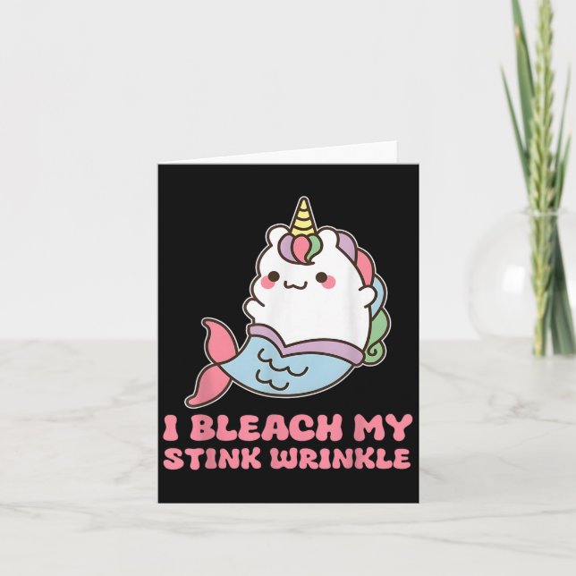 Ich bleiche meine Stinkrinkle Karte (Vorderseite)