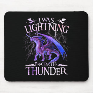 Ich blitzte vor den Donner-Drachen über mir Mousepad