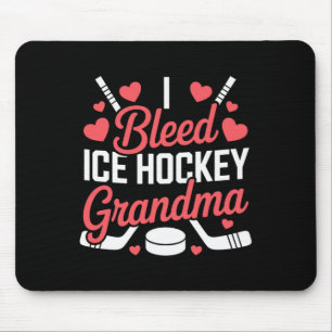 Ich blute Eishockey-Oma, Eishockey-Großelternteil Mousepad