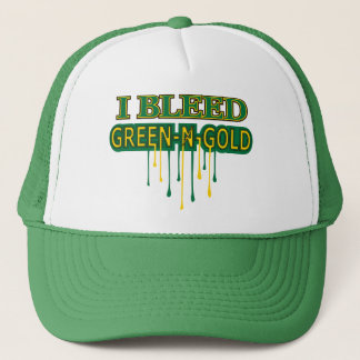 Ich blute Grün'n-Gold Truckerkappe
