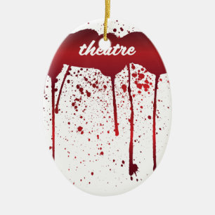 Ich blute Theater 1 Keramik Ornament