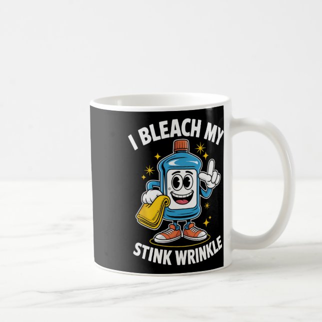 Ich blutete mein stinkfarbenes Shirt Funny Dirty C Kaffeetasse (Rechts)