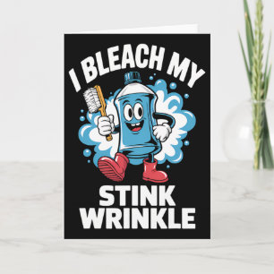 Ich blutete mein stinkfarbenes Shirt Funny Dirty C Karte