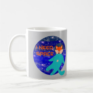 Ich brauche den Fuchs der Weltraumgalaxie Kaffeetasse