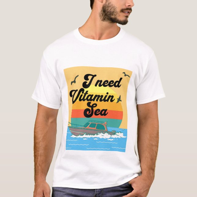 Ich brauche den Vitamin-See-Sommer T-Shirt (Vorderseite)