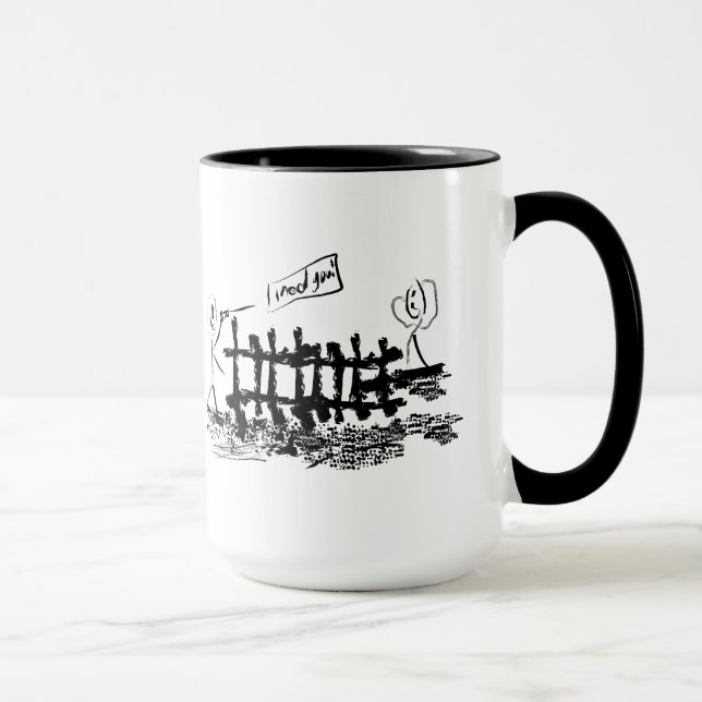 Ich brauche dich! tasse (Rechts)