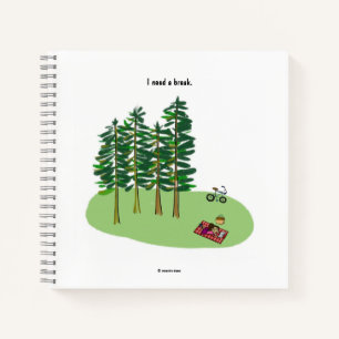 Ich brauche ein Break Note Square Notizbuch