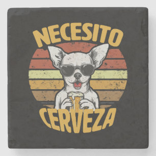 ICH BRAUCHE EIN SÜßES CHIHUAHUA BIER STEINUNTERSETZER