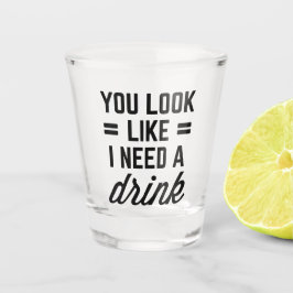 Ich brauche ein Trinkgeld Schnapsglas