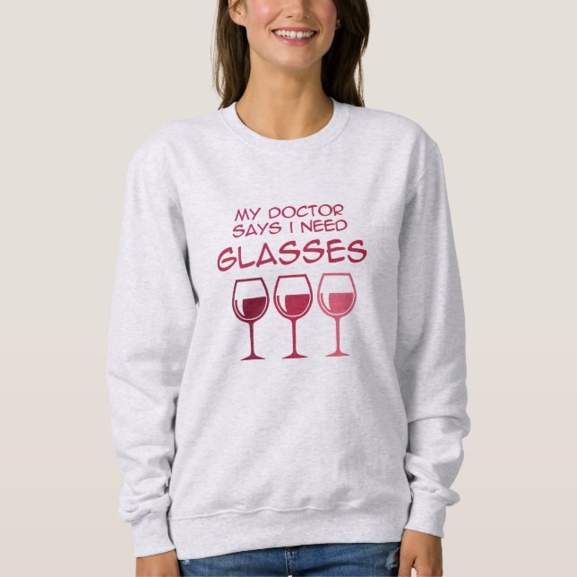 Ich brauche eine Brille Sweatshirt (Vorderseite)