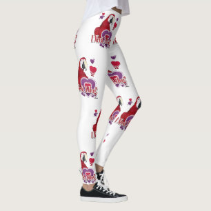 Ich brauche einen armseligen Papagei mit Herz Leggings
