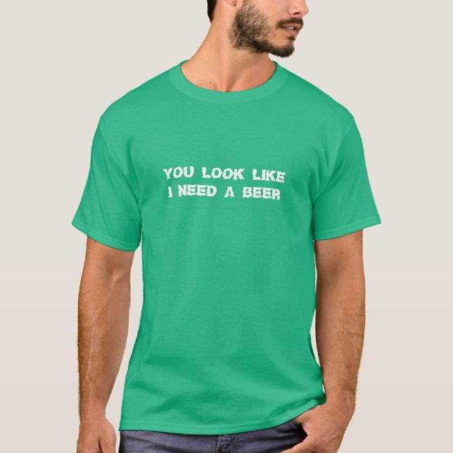 Ich brauche einen Bierfreund Spaß St Patricks Day  T-Shirt (Vorderseite)