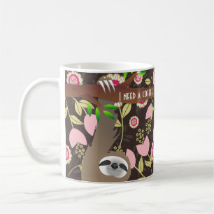 Ich brauche einen Kaffee braun, um schlafen zu kön Kaffeetasse