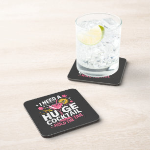 Ich brauche einen riesigen Cocktail Lustig Getränkeuntersetzer