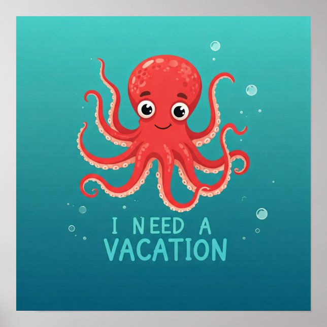 Ich brauche einen Urlaub Poster (Vorne)