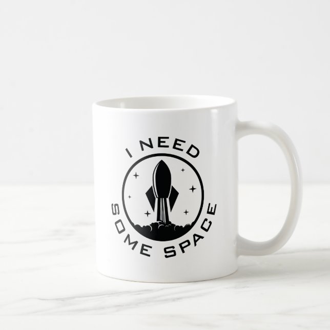 Ich brauche etwas Platz Kaffeetasse (Rechts)