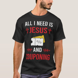 Ich brauche Jesus Couponing Coupon Gutscheine Coup T-Shirt