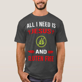 Ich brauche Jesus und glutenfrei T-Shirt